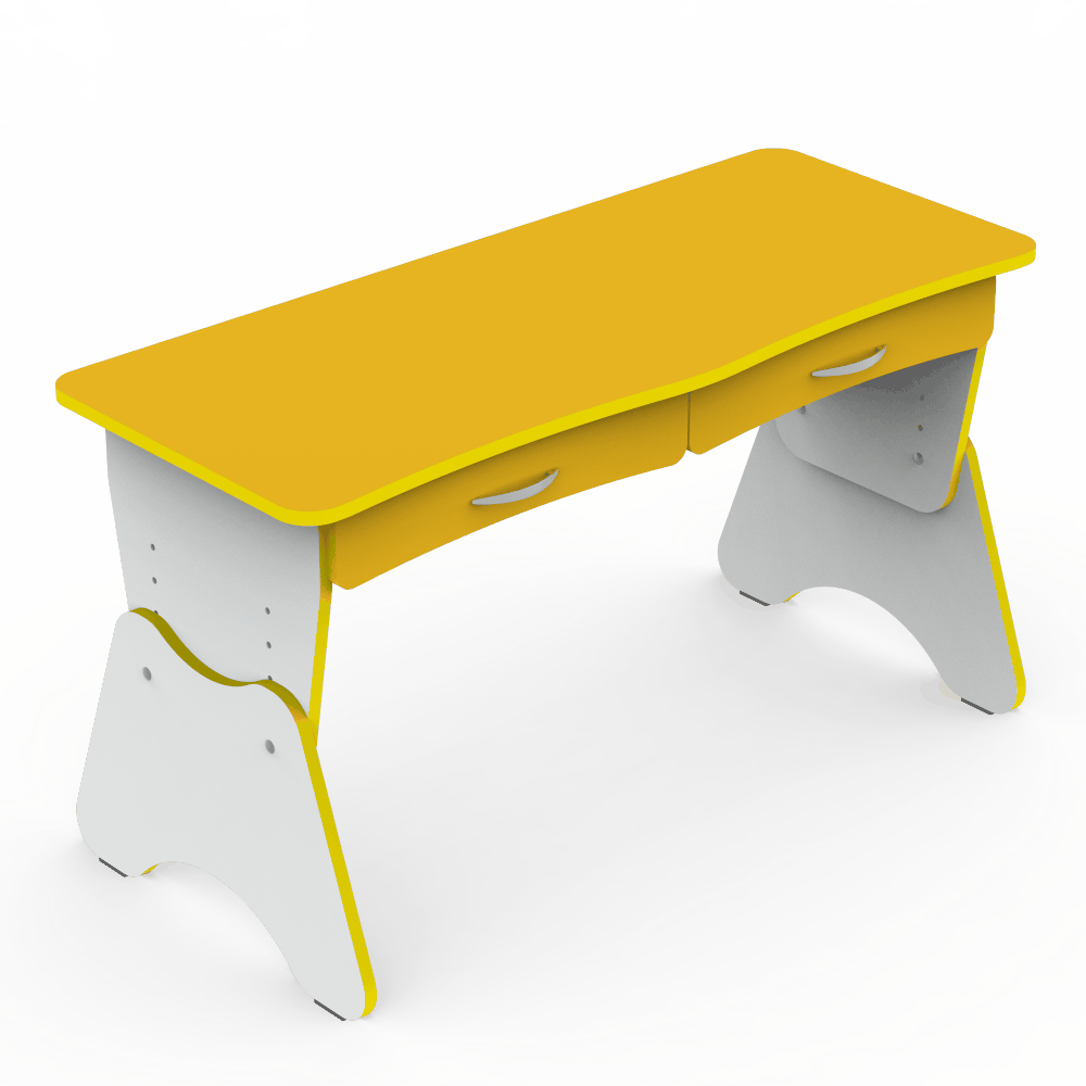 Столик двомісний з регулюванням висоти та шухлядами МЕБЛІ-ТЕХНОСТИЛЬ